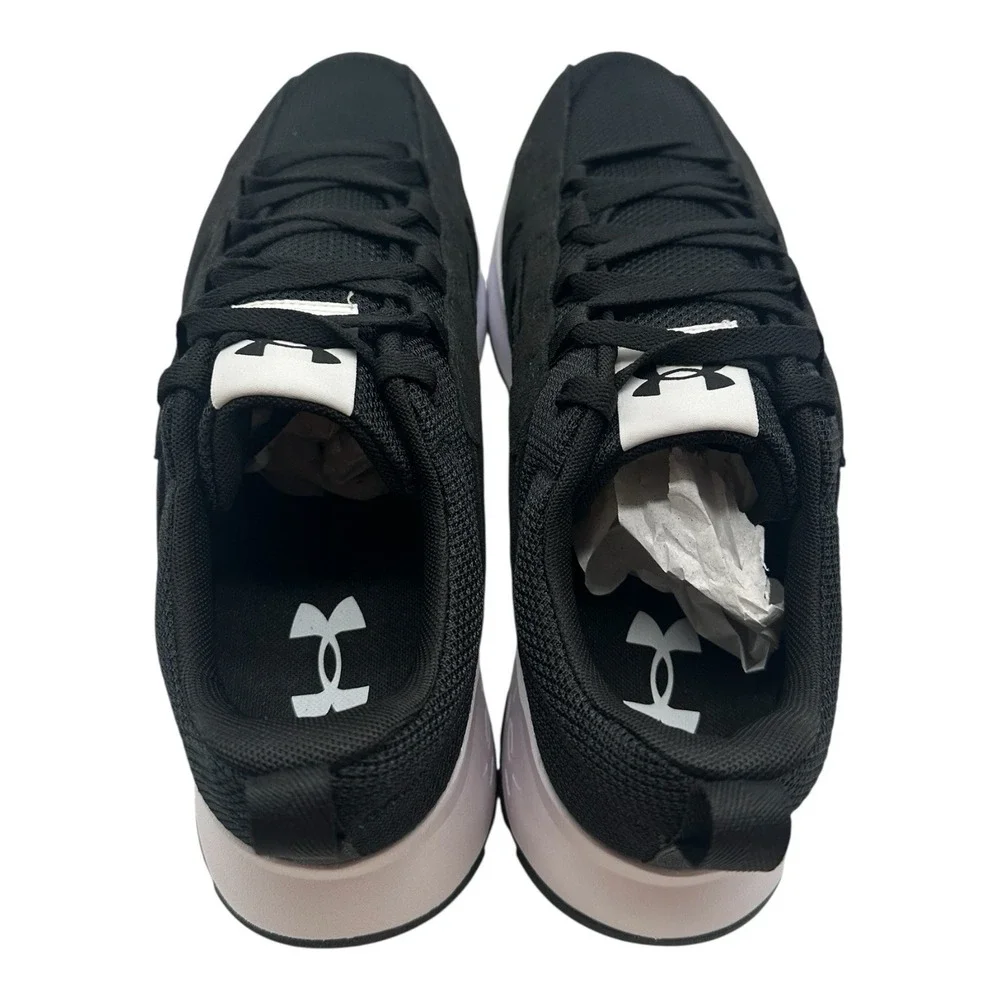 Under Armour UA Street Mirage Shoes Men Sz 11.5 Black/White Sneakers 3028378-002